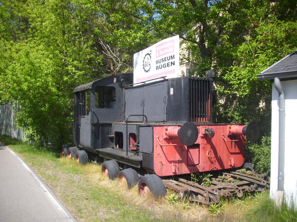 Dampflok von Eisenbahn & Technikmuseum Rgen in Prora am 20.05.2012