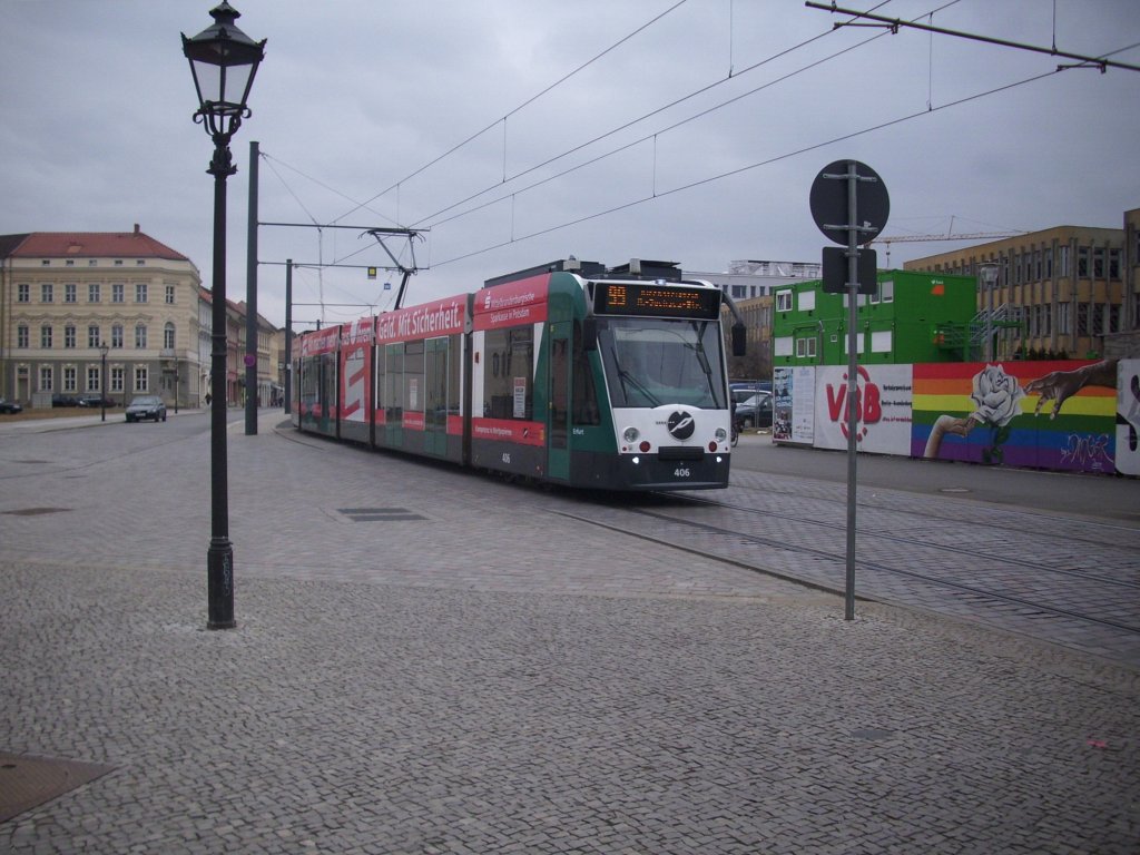 Straenbahn in Potsdam am 14.03.2012