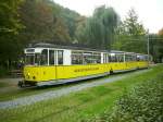 Kirnitschtalbahn in Bad Schandau Richtung Beuthenfall am 05.10.2012
