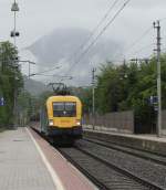 470 008 mit S6 (Salzburg Hbf - Wrgl Hbf) in Kitzbhel Hahnenkamm.(11.5.2013)