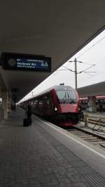 80 90 743 in RJ 568  powered by Industrieland sterreich  (Wien Westbahnhof->Bregenz) in Wien Westbahnhof.(6.4.2012)