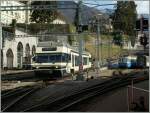 GoldenPass/186160/ein-gtw-erreicht-als-regionalzug-von Ein GTW erreicht als Regionalzug von Sonzier kommend Montreux. 
6. Mrz 2012