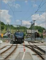 Der MOB Goldenpass Zug 2124 erreicht Montbovon.