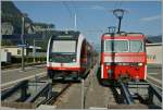Nun ist der ABeh 160 001-1 wird in Krze als Regionalzug von Meiringen nach Interlaken Ost fahren.