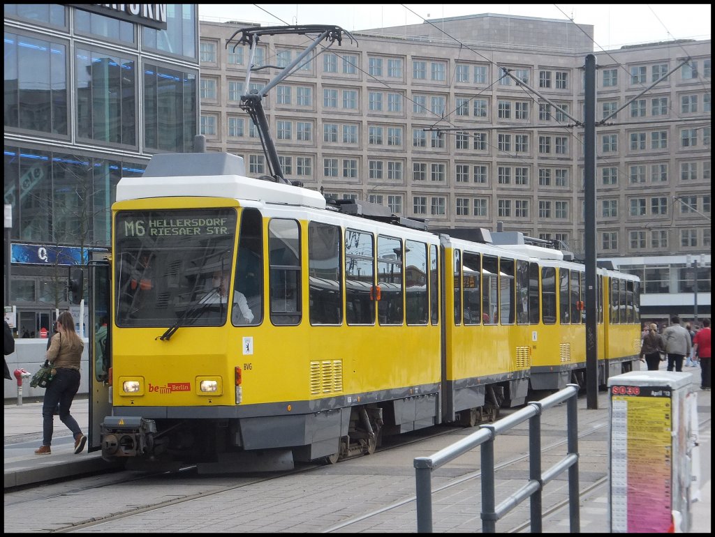 Tatra Straßenbahn in Berlin.