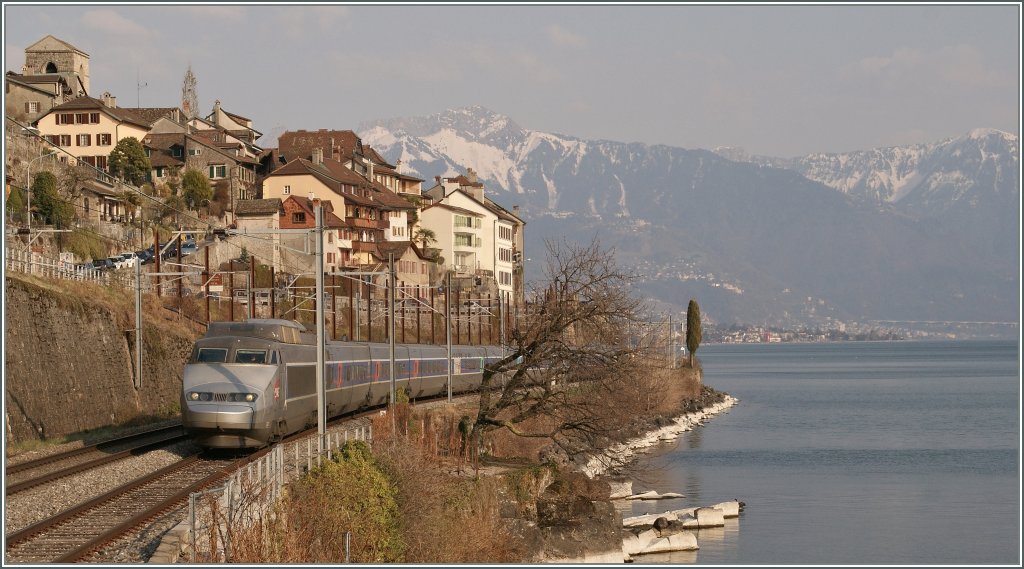 TGV de Neige bei St-Saphorin am 25.03.2012