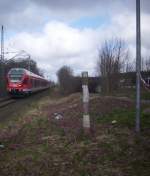 Stadler Flirt als RE9 in Sassnitz am 01.04.2012