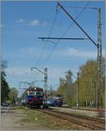 Elektriraudtee Triebzüge bei Nömme. 
9. Mai 2012