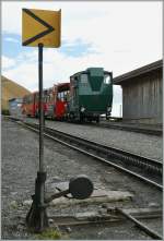 Der Dampfzug ist auf dem Brienzer Rothorn angekommen.
29.09.2012
